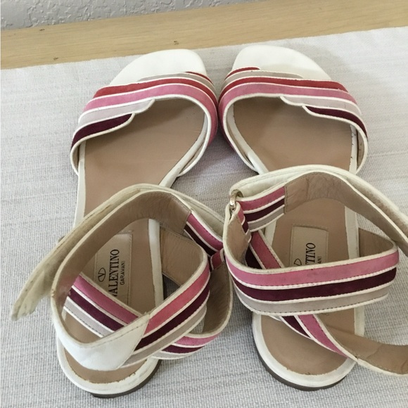 Valentino Garavani 'Rainbow' Flat Sandal Womens Size 36.5 - Picture 7 of 12